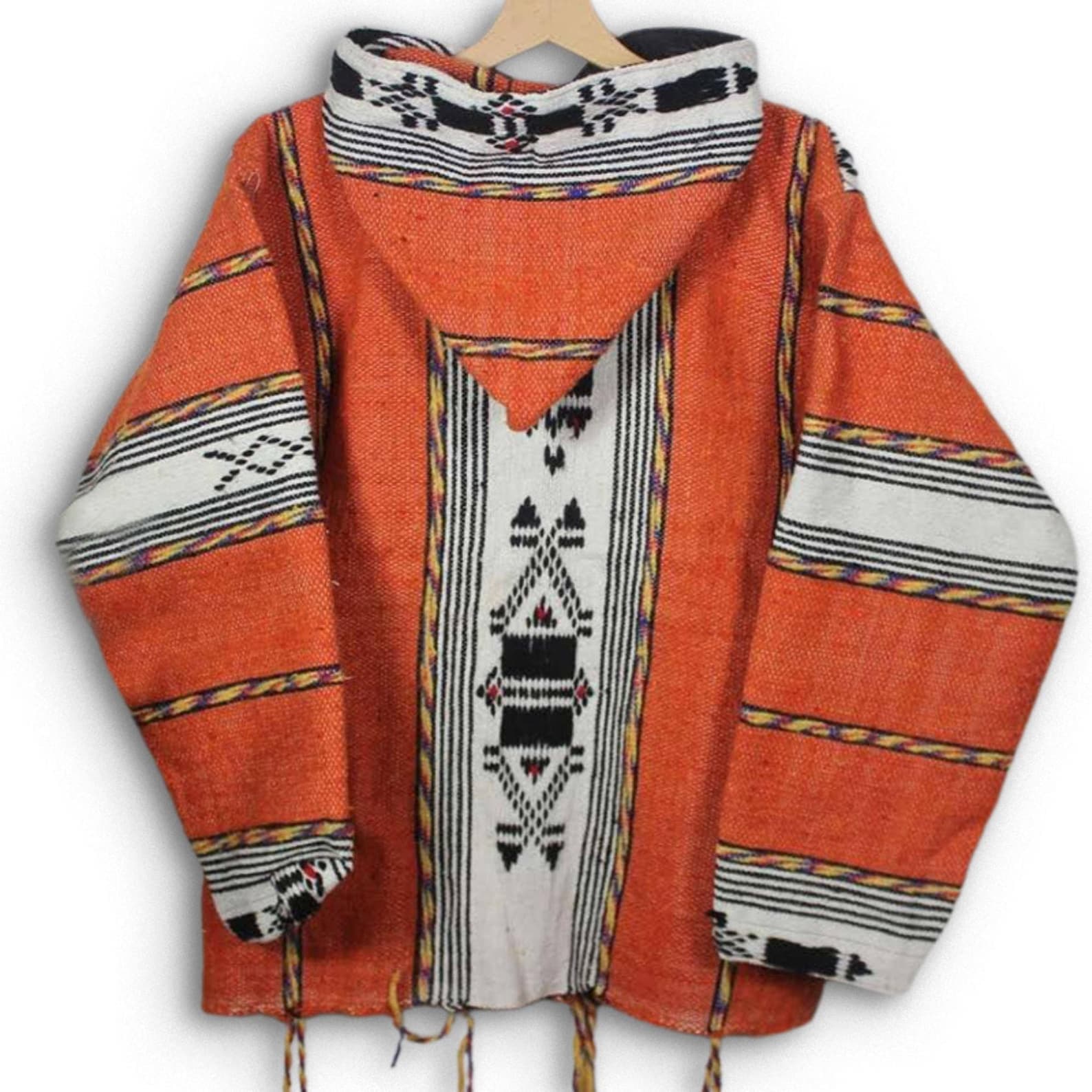 Handwoven Moroccan Wool Jacket – Unisex Berber-Inspired Outerwear