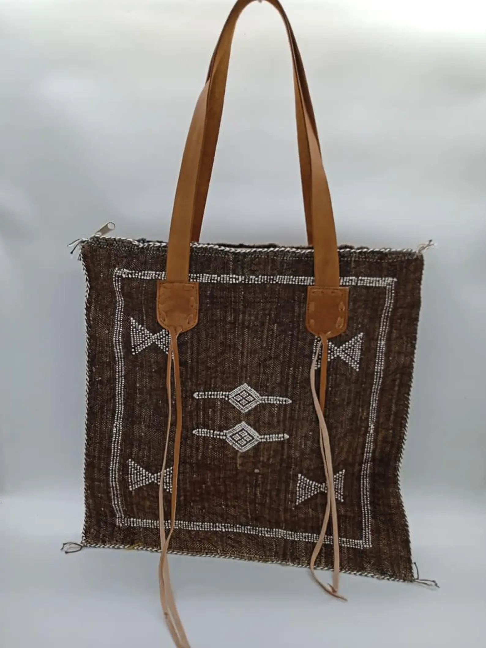 Marrakech Hand-Woven Cactus Silk Tote