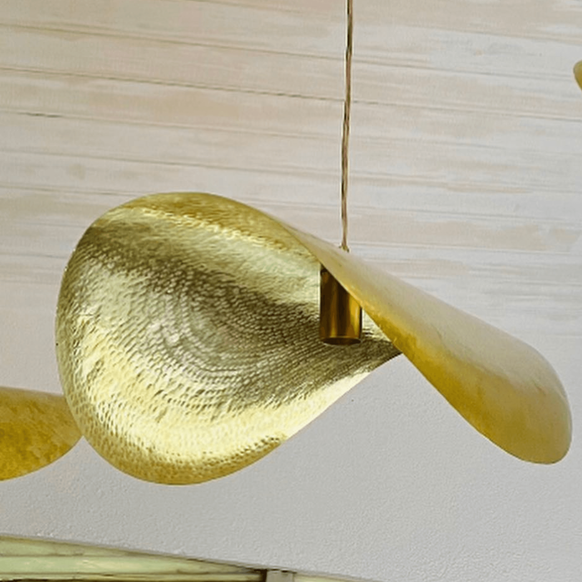 Moroccan Brass Pendant Light – Handmade Hammered Ceiling Lamp – Large Moroccan Hanging Lantern (Multiple Sizes)